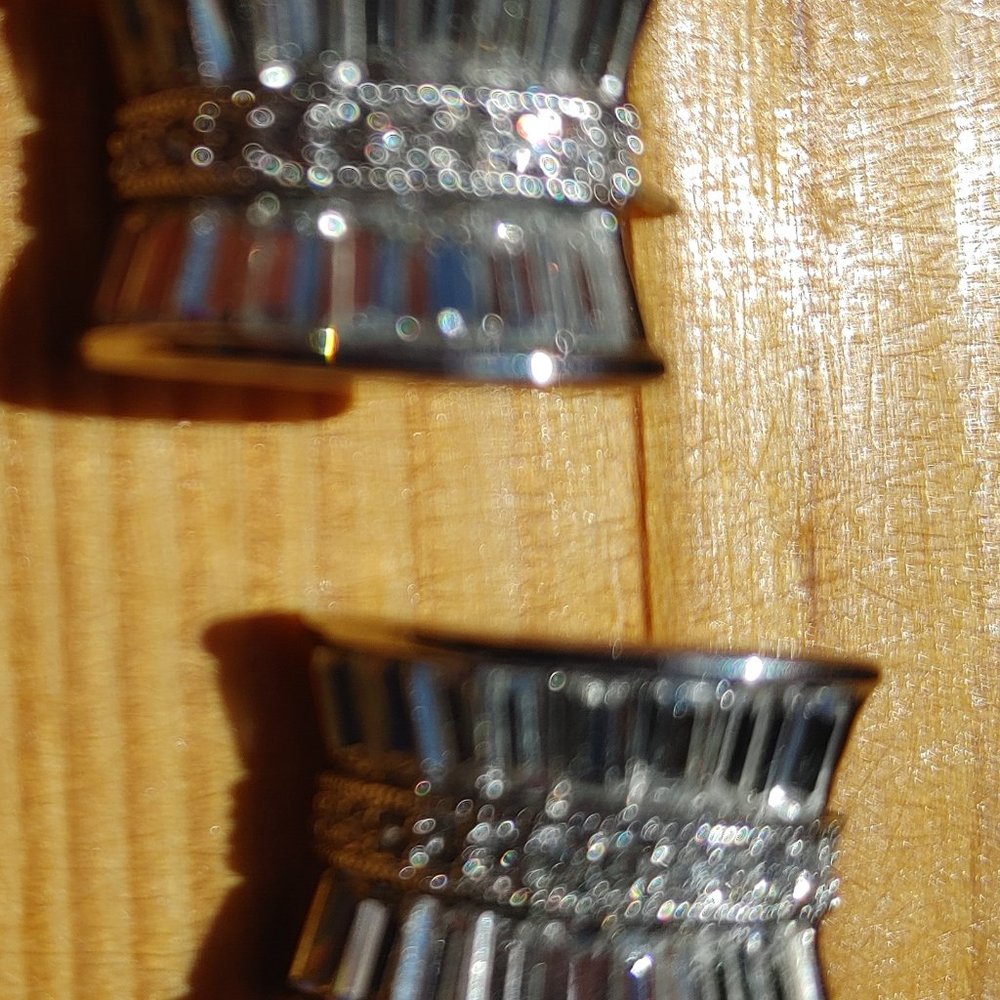 Nolan Miller stud earrings with backs, signed - Picture 14 of 16